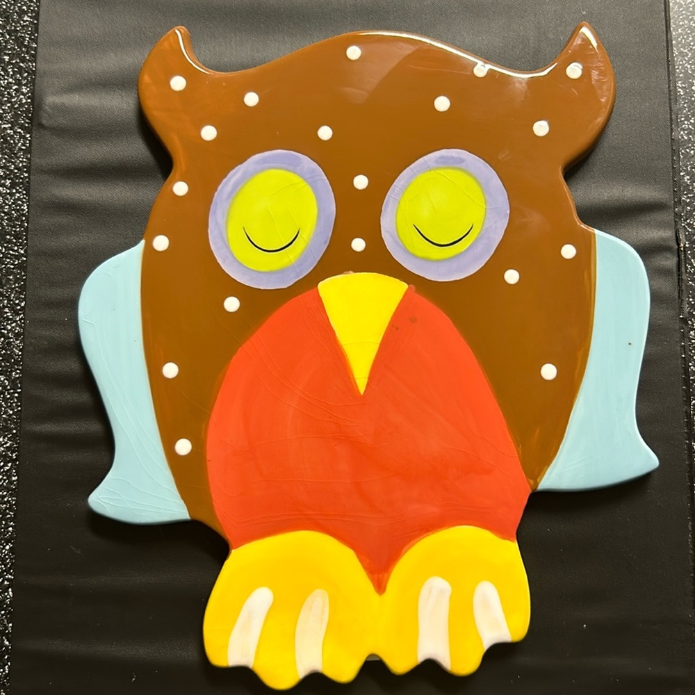 Coton colors Happy Everything large Owl retired attachment.